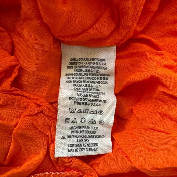 Free People First Kiss Orange Floral Long Sleeve Maxi Dress | XS - Picture 9 of 9